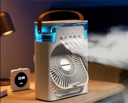 Ventilador Climatizador con pulverizador portátil